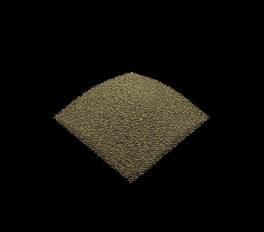 Granular (sand) simulation